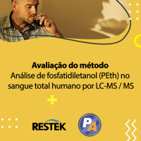 Avaliação do método: Análise de fosfatidiletanol (PEth) no sangue total humano por LC-MS / MS