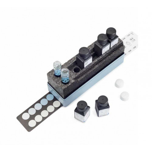 MCOLORTEST DIÓXIDO CLORO (0,020-0,55mg/l CLO2) 300 TESTES (CARTÃO COMPARADOR DE COR) (KIT) MERCK MCOLORTEST DIÓXIDO CLORO (0,020-0,55mg/l CLO2) 300 TESTES (CARTÃO COMPARADOR DE COR) (KIT) MERCK