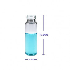 VIAL 20ml HEADSPACE TRANSPARENTE ROSQUEAVEL - (EMB/100 UND)