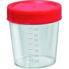 COLETOR UNIVERSAL 50ml OPACO, S/ PÁ, NÃO ESTÉRIL (AUTOCLAV. TAMPA DE PRESSÃO) UND