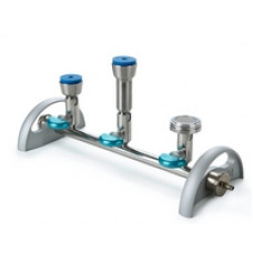 BASE PARA MANIFOLD EM AÇO INOXIDÁVEL ,EZ-FIT  MILLIPORE - 3 POSIÇÕES