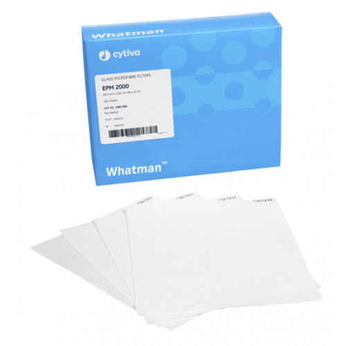 PAPEL FILTRO MICROFIBRA DE VIDRO EPM-2000 47 mm WHATMAN™ (CYTIVA) - CX/100 UND PAPEL FILTRO MICROFIBRA DE VIDRO EPM-2000 47 mm WHATMAN™ (CYTIVA) - CX/100 UND