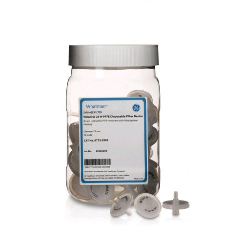 FILTRO SERINGA GF/F PURADISC 25mm 0,7um WHATMAN™ (CYTIVA) - 200 UND FILTRO SERINGA GF/F PURADISC 25mm 0,7um WHATMAN™ (CYTIVA) - 200 UND