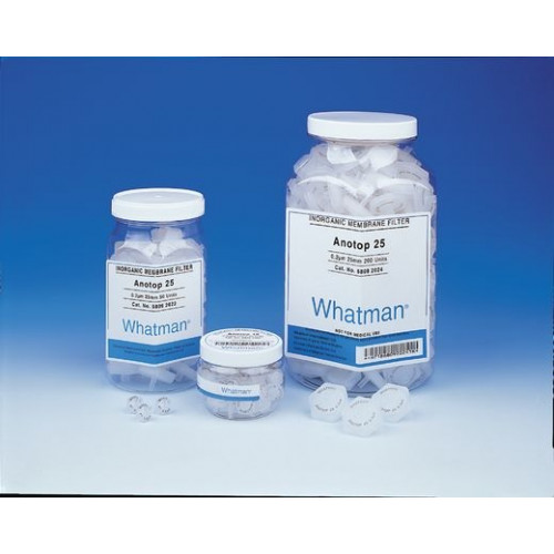 FILTRO SERINGA ANOTOP DIAM 25 mm PORO 0,2 um GF WHATMAN™ (CYTIVA) - 50 UND FILTRO SERINGA ANOTOP DIAM 25 mm PORO 0,2 um GF WHATMAN™ (CYTIVA) - 50 UND
