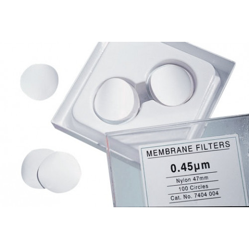 MEMBRANA FILTRANTE NYLON 0,2 µm 47 mm WHATMAN™ (CYTIVA) - CX C/100 UND MEMBRANA FILTRANTE NYLON 0,2 µm 47 mm WHATMAN™ (CYTIVA) - CX C/100 UND