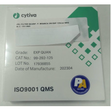 PAPEL FILTRO QUANTITATIVO FAIXA BRANCA DR EXP 125mm MED Whatman™ (Cytiva)- C/ 100 UND