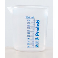 BEAKER EM PP 250ml FORMA BAIXA