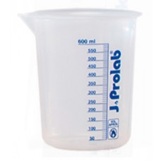 BEAKER EM PP 600ml FORMA BAIXA