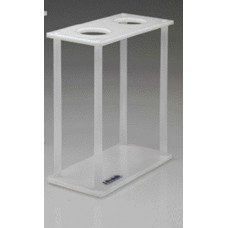 SUPORTE P/ CONES DE IMHOFF EM PP J PROLAB (CAPACIDADE P/ 2 CONES) SUPORTE P/ CONES DE IMHOFF EM PP J PROLAB (CAPACIDADE P/ 2 CONES)