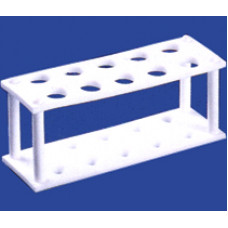 SUPORTE P/ 04 TUBOS DE ENSAIO DE 30mm DE DIÂM. EM TEFLON DIM: 180 X 60 X 80mm BRAND SUPORTE P/ 04 TUBOS DE ENSAIO DE 30mm DE DIÂM. EM TEFLON DIM: 180 X 60 X 80mm BRAND