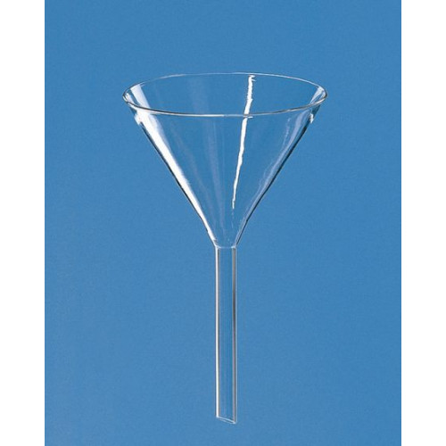 FUNIL 50mm DE DIÂMETRO EM VIDRO BOROSILICATO 3.3 LISO BRAND FUNIL 50mm DE DIÂMETRO EM VIDRO BOROSILICATO 3.3 LISO BRAND