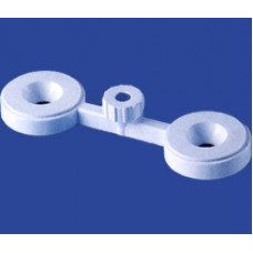 SUPORTE P/FUNIS ANALÍTICOS EM PP BRAND PARA 2 FUNIS DE 50 A 120MM DIÂMETRO SUPORTE P/FUNIS ANALÍTICOS EM PP BRAND PARA 2 FUNIS DE 50 A 120MM DIÂMETRO