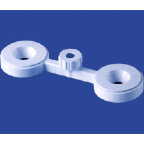 SUPORTE P/FUNIS ANALÍTICOS EM PP BRAND PARA 2 FUNIS DE 50 A 120MM DIÂMETRO SUPORTE P/FUNIS ANALÍTICOS EM PP BRAND PARA 2 FUNIS DE 50 A 120MM DIÂMETRO