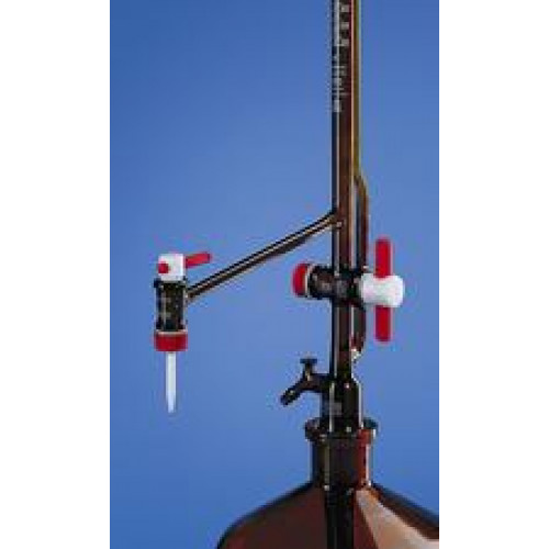 BURETA 50ml AUTOMÁTICA ¨PELLET¨AMBAR TORNEIRAS EM TEFLON (LAT.INTERMED) S/ FRASCO DIV. 0,1ml BRAND UND BURETA 50ml AUTOMÁTICA ¨PELLET¨AMBAR TORNEIRAS EM TEFLON (LAT.INTERMED) S/ FRASCO DIV. 0,1ml BRAND UND