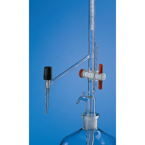 BURETA PELLET AUTOMÁTICA 50 ML DIV. 0,1 mL CL. A TORNEIRA TEFLON BRAND BURETA PELLET AUTOMÁTICA 50 ML DIV. 0,1 mL CL. A TORNEIRA TEFLON BRAND