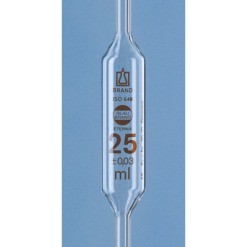 PIPETA VOLUMÉTRICA CLASSE AS 10 mL GRAV. MARROM ETERNA BRAND PIPETA VOLUMÉTRICA CLASSE AS 10 mL GRAV. MARROM ETERNA BRAND