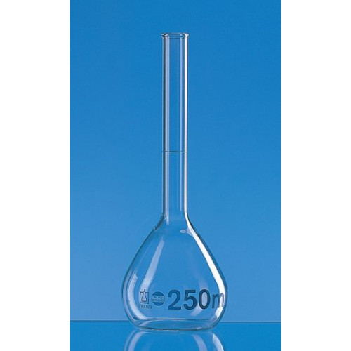 BALÃO VOLUMÉTRICO EM VIDRO CL. A 100 mL SEM TAMPA BRAND BALÃO VOLUMÉTRICO EM VIDRO CL. A 100 mL SEM TAMPA BRAND