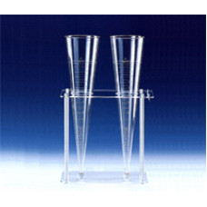 SUPORTE P/CONES DE IMHOFF (SEDIMENTAÇÃO) EM PMMA BRAND CAPACIDADE 2 CONES SUPORTE P/CONES DE IMHOFF (SEDIMENTAÇÃO) EM PMMA BRAND CAPACIDADE 2 CONES