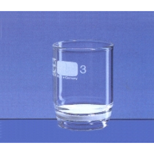 CADINHO 30ml C/ PLACA DE VIDRO SINT. POROSIDADE 3 BORO 3.3 BRAND UND CADINHO 30ml C/ PLACA DE VIDRO SINT. POROSIDADE 3 BORO 3.3 BRAND UND