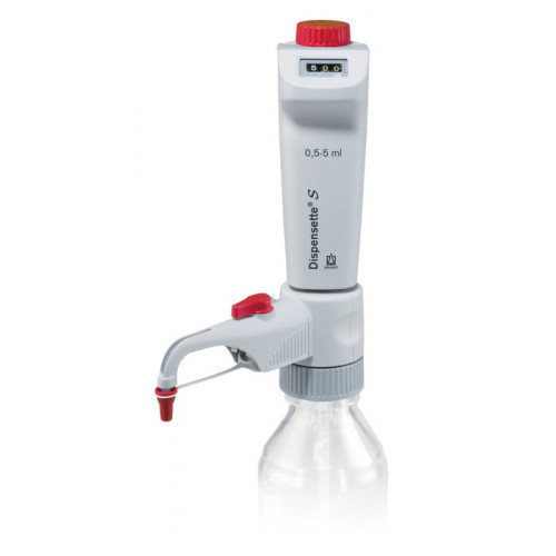 DISPENSADOR DIG. 0,5-5,0mL DISPENSETTE EASY CALIBRATION C/ VÁLV. SAFETY PRIME BRAND (P/ REAG. E SOL.) DISPENSADOR DIG. 0,5-5,0mL DISPENSETTE EASY CALIBRATION C/ VÁLV. SAFETY PRIME BRAND (P/ REAG. E SOL.)
