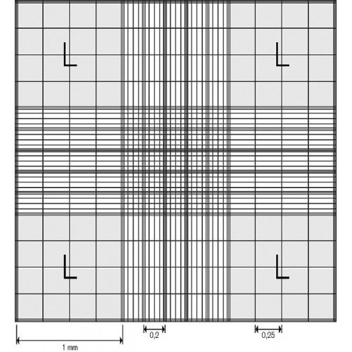 CÂMARA DE NEUBAUER MELHORADA DUPL.QUADRIC. S/PINÇAS BRAND CÂMARA DE NEUBAUER MELHORADA DUPL.QUADRIC. S/PINÇAS BRAND