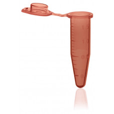 TUBO DE REAÇÃO 1,5ml  GRAD. C/TAMPA EM PP ÂMBAR (EMB C/500 UND) BRAND