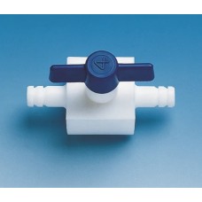 TORNEIRA DE 2 VIAS EM PTFE 4mm BRAND TORNEIRA DE 2 VIAS EM PTFE 4mm BRAND