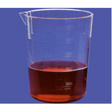 BEAKER 25ml F. BAIXA EM PMP TRANSP. ESC. EM RELEVO BRAND