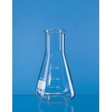 ERLENMEYER  100ml BOCA LARGA EM VIDRO GRADUADO BRAND