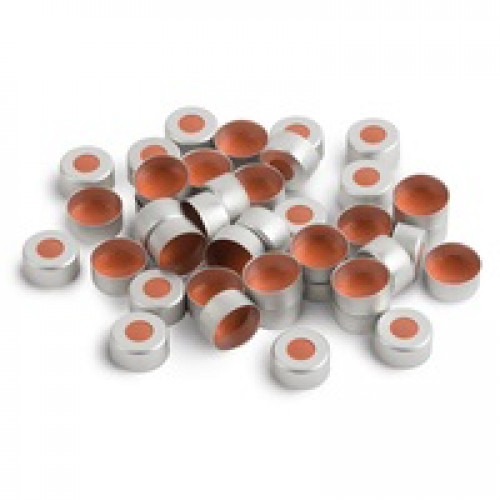 TAMPA P/ VIAL 11mm LACRE SEPTO PTFE / BORRACHA VERMELHA RESTEK - 100 UND TAMPA P/ VIAL 11mm LACRE SEPTO PTFE / BORRACHA VERMELHA RESTEK - 100 UND