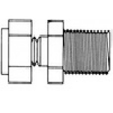 ADAPTADOR 1/4 NPTM  P/ CONEXÃO MANGUEIRA PISTOLA DE SOLVENTES MILLIPORE - UND