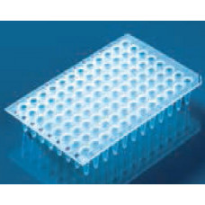 PLACA   96 POÇOS P/ PCR EM PP 150ul P/ PÇ TR S/ BORDA LP  S/ TAMPA (EMB C/ 50 UND = 10 BOLSAS C/ 5 UND) P/ PCR TEMPO REAL BRAND