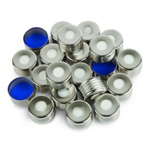 TAMPA P/ VIAL 18mm ROSCA MAG SEPTO AZUL PTFE/SILICONE RESTEK (1000 UND) TAMPA P/ VIAL 18mm ROSCA MAG SEPTO AZUL PTFE/SILICONE RESTEK (1000 UND)